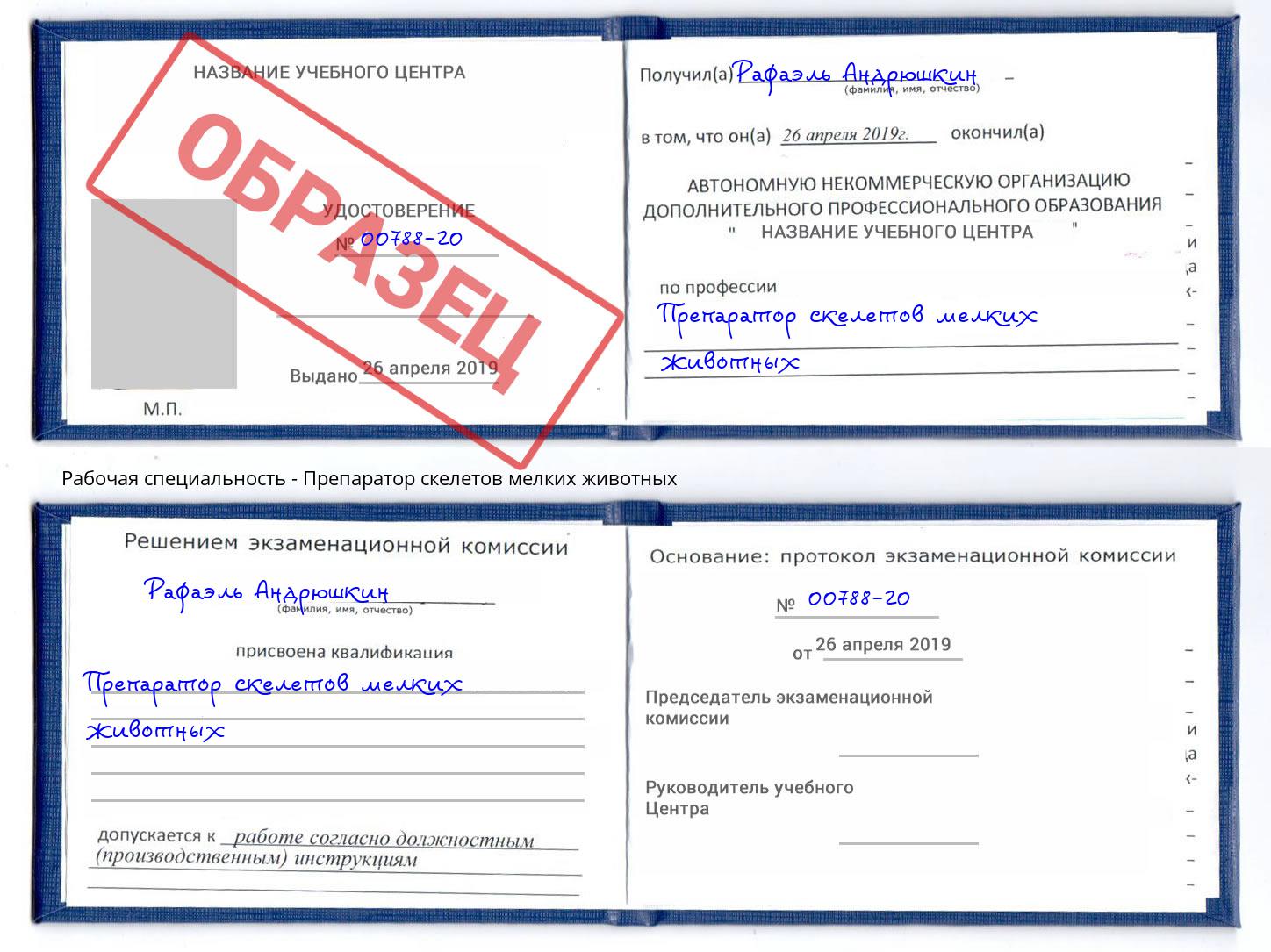 Препаратор скелетов мелких животных Анжеро-Судженск