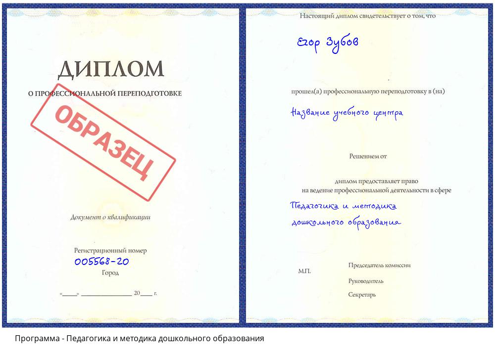 Педагогика и методика дошкольного образования Анжеро-Судженск
