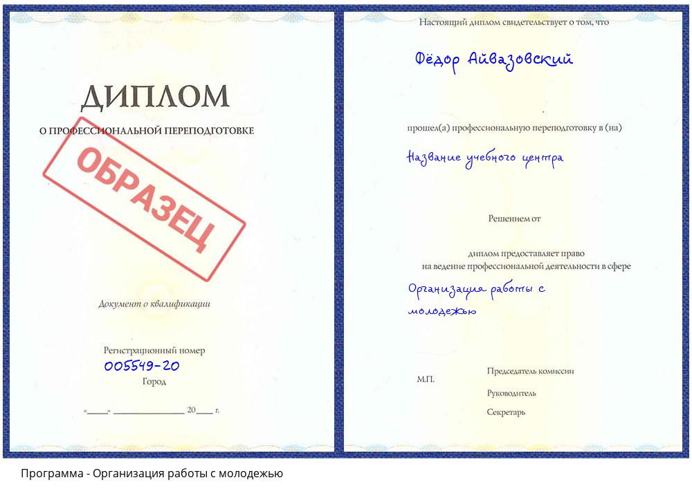 Организация работы с молодежью Анжеро-Судженск